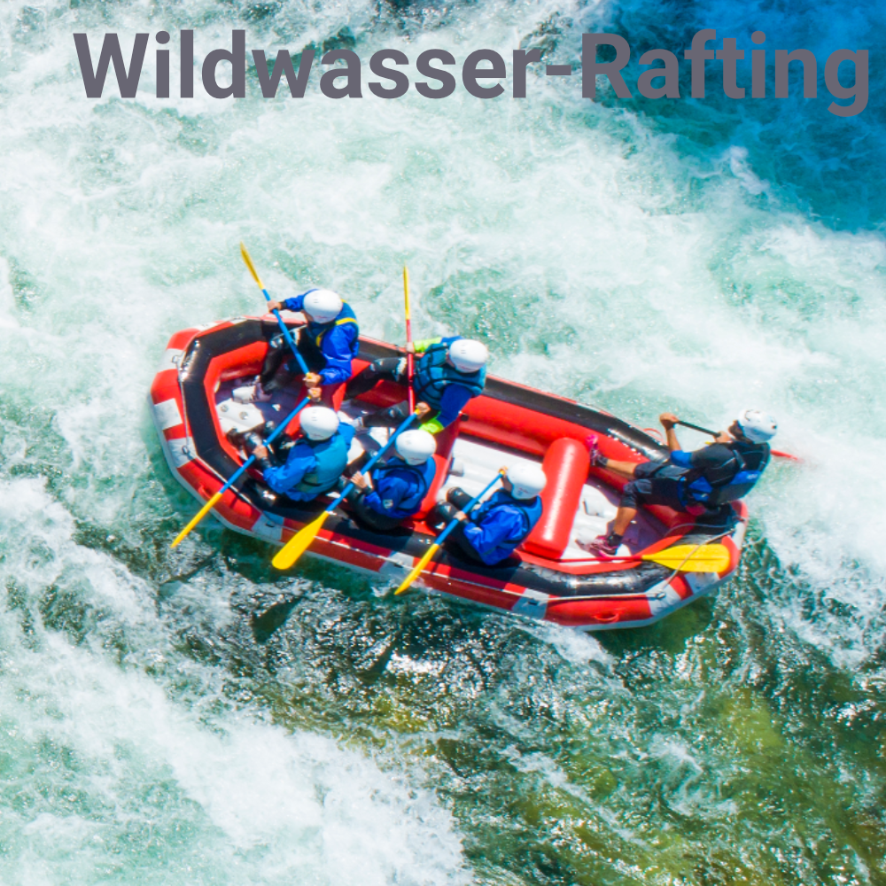 Wildwasser-Rafting